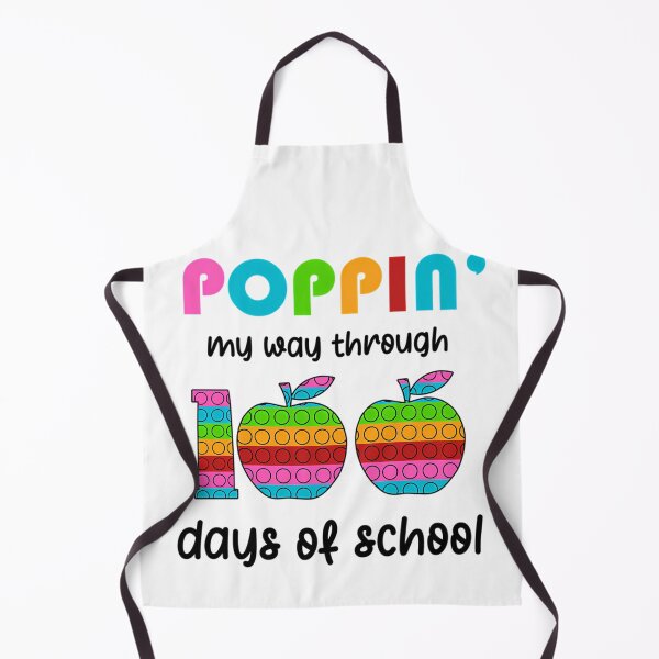 Item preview, Poppin' 100 Days of School Rainbow Apple Pop It designed and sold by ShaylaSexton.