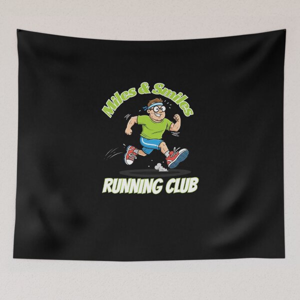 Item preview, Miles And Smiles RUNNING CLUB Running Lovers Gift designed and sold by YAKOUT-STUDIO.