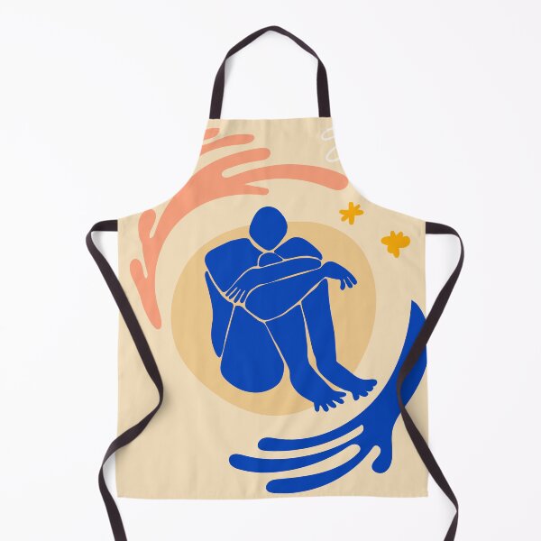 Item preview, Matisse Contemplative Blue Figure designed and sold by paulrommer.