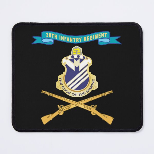 Item preview, Army - 38th Infantry Regiment w Ribbon - Br X 300 designed and sold by Military Insignia Products.