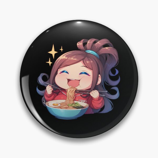 Item preview, Aoi Asahina Danganronpa Kawaii Ramen Happy Chibi Bite designed and sold by mildaclairmo.