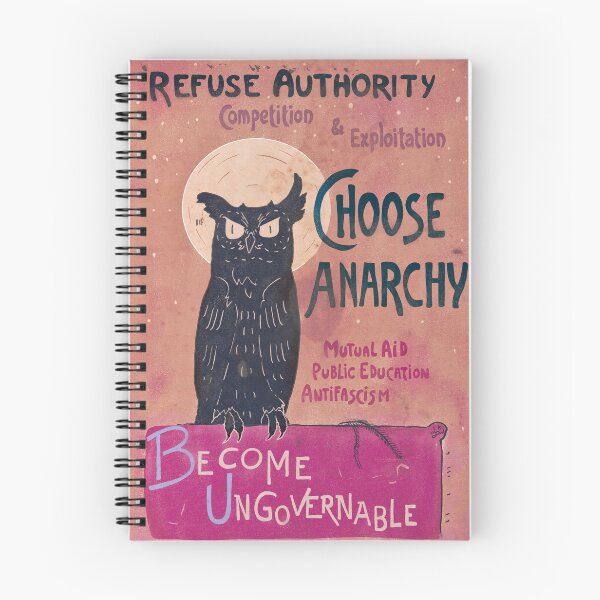 Item preview, Choose Anarchy - Ungovernable Owl designed and sold by Loki Propagandart.