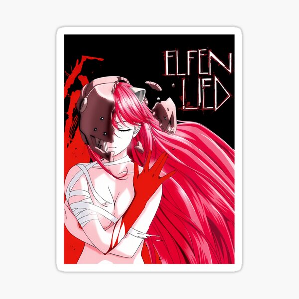 The Girl Escape Dark Fantasy Science Fiction Elfen Lied Sticker