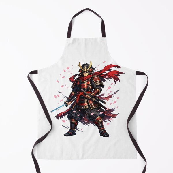 Item preview, Epic Anime Samurai Warrior with Katana – Japanese Warrior Cherry Blossom Anime Sticker & T-Shirt Design designed and sold by ArtWaveStudio8.