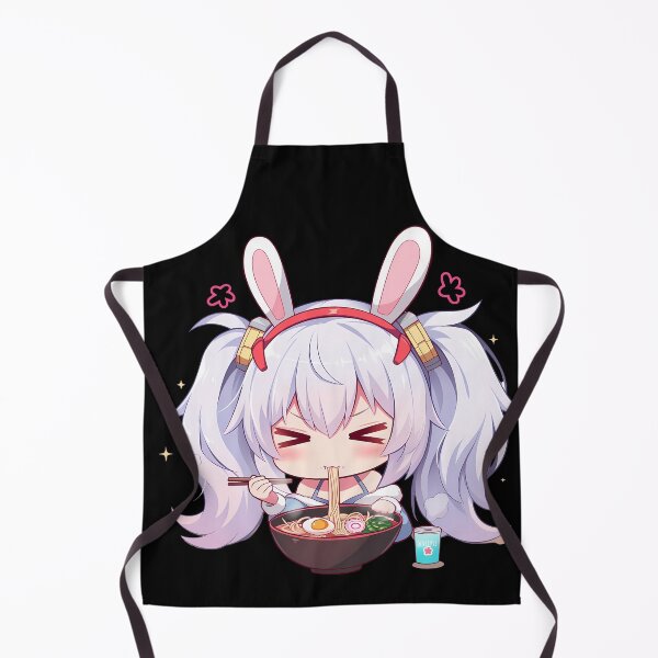 Item preview, Laffey Azur Lane Chibi Ramen Kawaii Noodles Bunny Mood designed and sold by mildaclairmo.