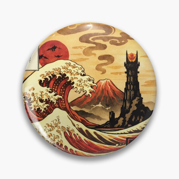 Item preview, The Great wave of Mordor | Mordor Parody Fantasy LOTR designed and sold by Gamma-Ray.
