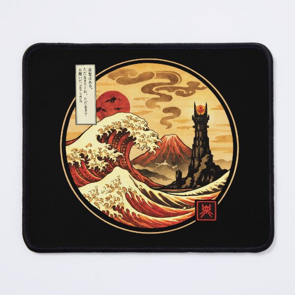 Item preview, The Great wave of Mordor | Mordor Parody Fantasy LOTR designed and sold by Gamma-Ray.