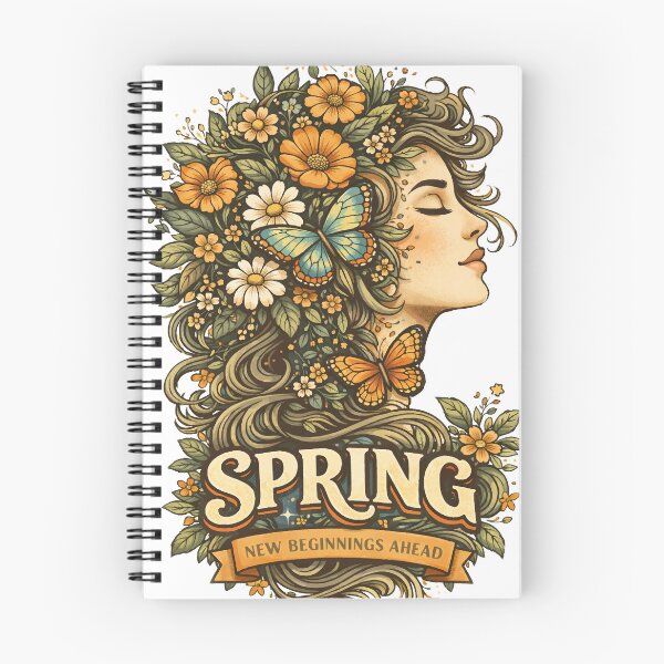 Item preview, Spring Goddess – Floral Nature Illustration designed and sold by DKunic.