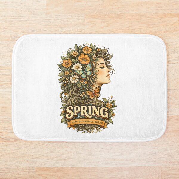 Item preview, Spring Goddess – Floral Nature Illustration designed and sold by DKunic.