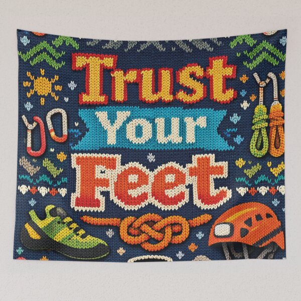 Item preview, Trust Your Feet Climbing Knitting Pattern Mountains designed and sold by Mauswohn.