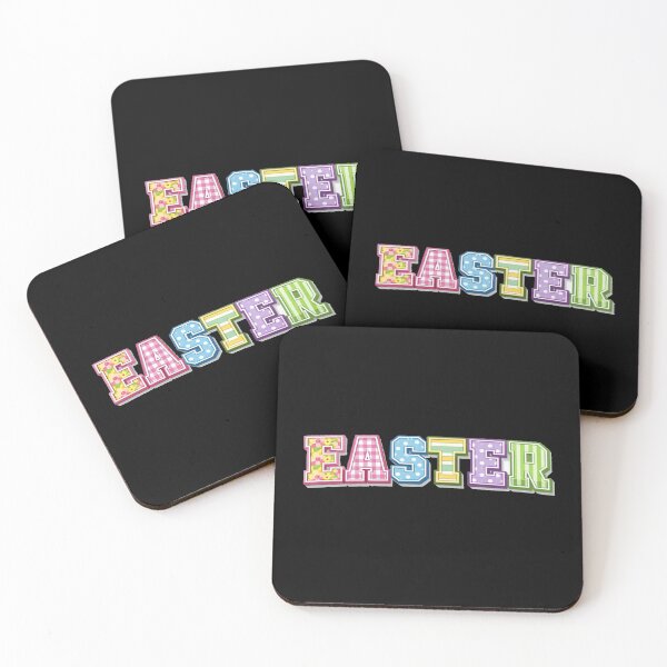 Item preview, Colorful Patterned Easter Letters – Decorative Block Text with Spring Patterns for Festive Designs designed and sold by Bright Nest Studio.