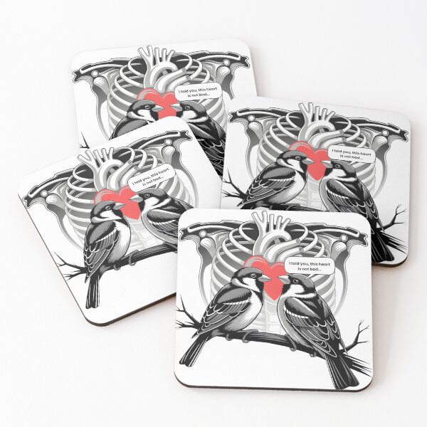Item preview, Sparrows' Heart Chat - "I Told You, This Heart Is Not Bad" designed and sold by Reniferka Artifacts.