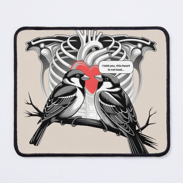 Item preview, Sparrows' Heart Chat - "I Told You, This Heart Is Not Bad" designed and sold by Reniferka Artifacts.