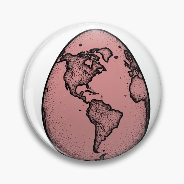 Item preview, Planet Earth Easter Egg World Map Illustration designed and sold by PhokaPhokich.