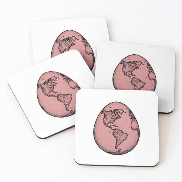 Item preview, Planet Earth Easter Egg World Map Illustration designed and sold by PhokaPhokich.
