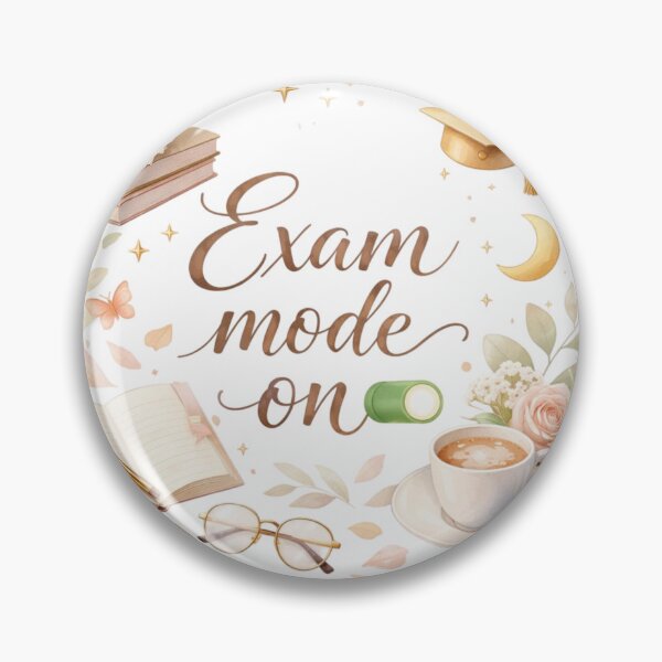 Item preview, Exam Mode On – Cute Aesthetic Study Motivation Design designed and sold by Sanika arts .