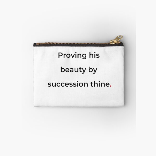 Item preview, "Proving his beauty by succession thine" - print black designed and sold by ariksworld.