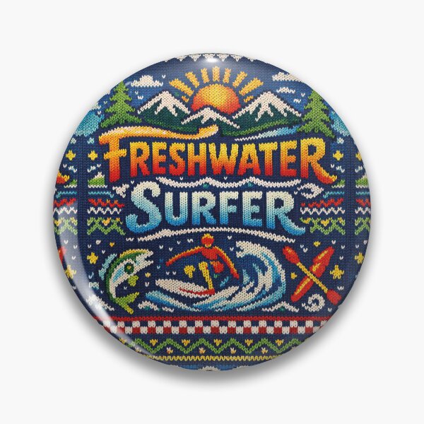 Item preview, Freshwater Surfer River Wave Knitting Pattern designed and sold by Mauswohn.