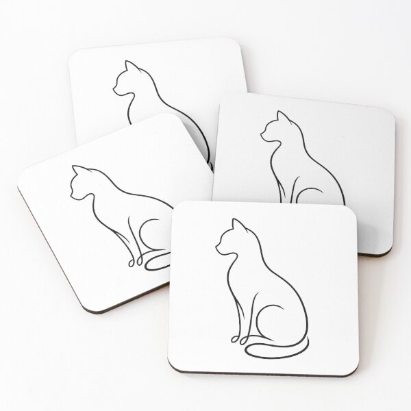 Item preview, Minimalist Single Line Cat Drawing – Elegant Continuous Line Art Cat Illustration designed and sold by ArtWaveStudio8.