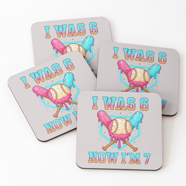 Item preview, I was 6 Now I'm 7 Birthday Boy Baseball Funny 6 7 Meme Kids designed and sold by MabelWells.