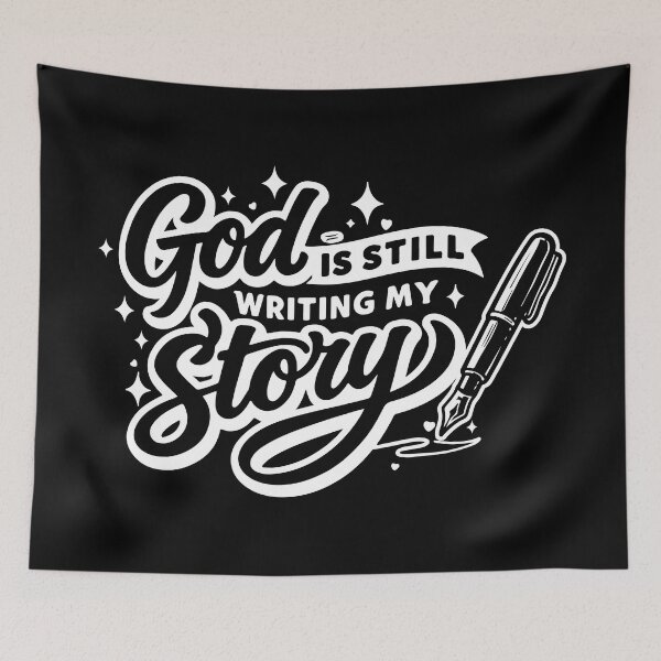 Item preview, God Is Still Writing My Story – Christian Faith designed and sold by Verse & Vibes.