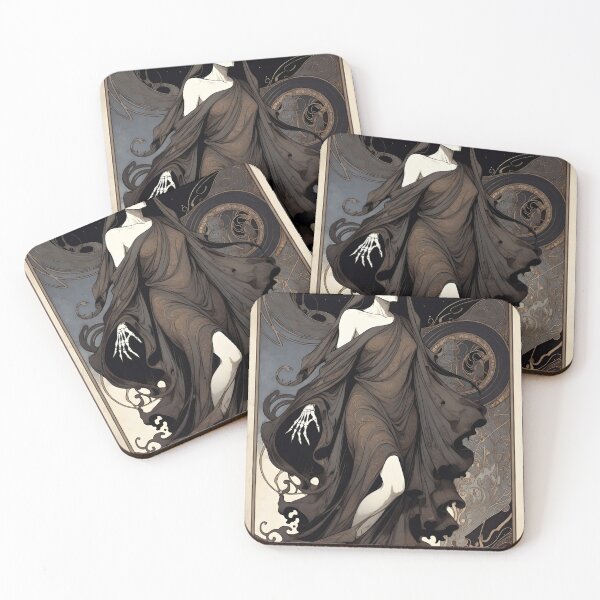 Item preview, Tarot Card "Death" as a Woman in Art Nouveau Style designed and sold by Gregorius21778.