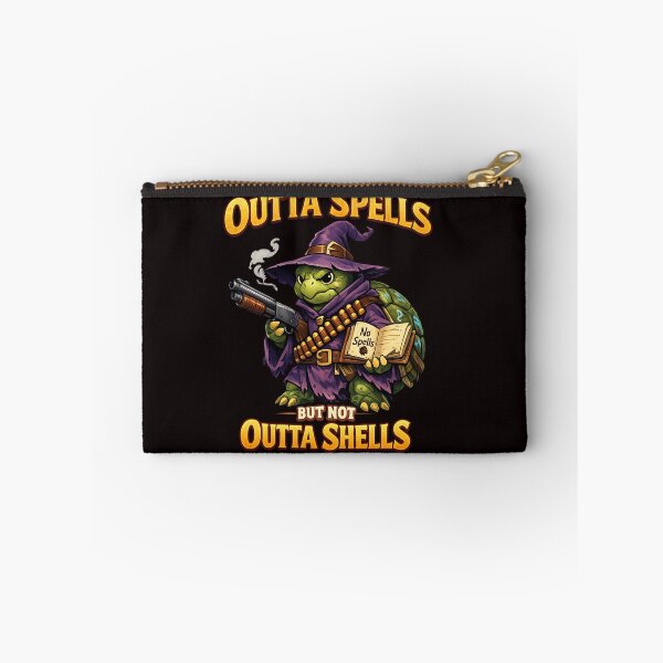 Item preview, Outta Spells But Not Outta Shells – Funny Turtle Wizard RPG Fantasy Meme designed and sold by FrameFlow.