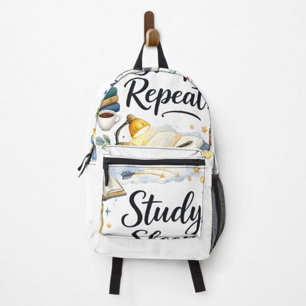 Item preview, Study Sleep Repeat – Student Life Motivation Aesthetic Design designed and sold by Sanika arts .
