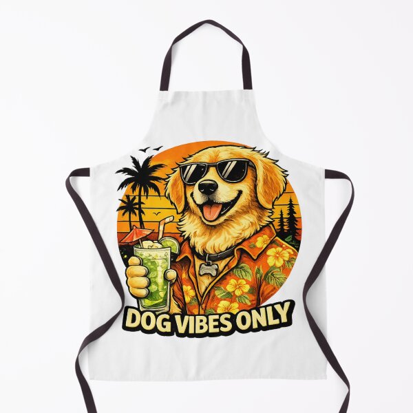 Item preview, Dog Vibes Only – Funny Dog Lover Retro Summer Shirt designed and sold by PawTheory.