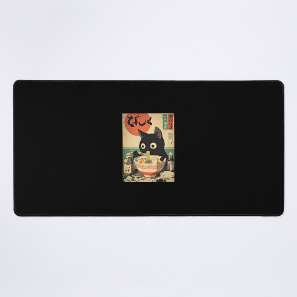 Item preview, Kawaii Kuro Neko Ramen Run designed and sold by Puen ARTDISIGN.