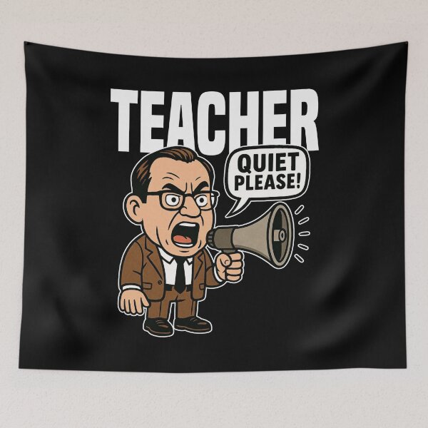 Item preview, TEACHER - QUIET PLEASE EXPERT designed and sold by KEF Custom.