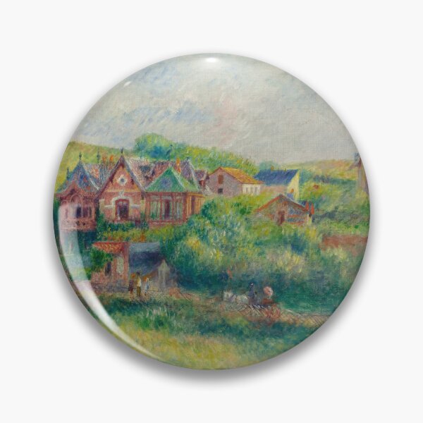 Item preview, Le Chalet De Blanche Pierson a Pourville by Pierre-Auguste Renoir: Impressionist Landscape Poster designed and sold by artofuniverse.