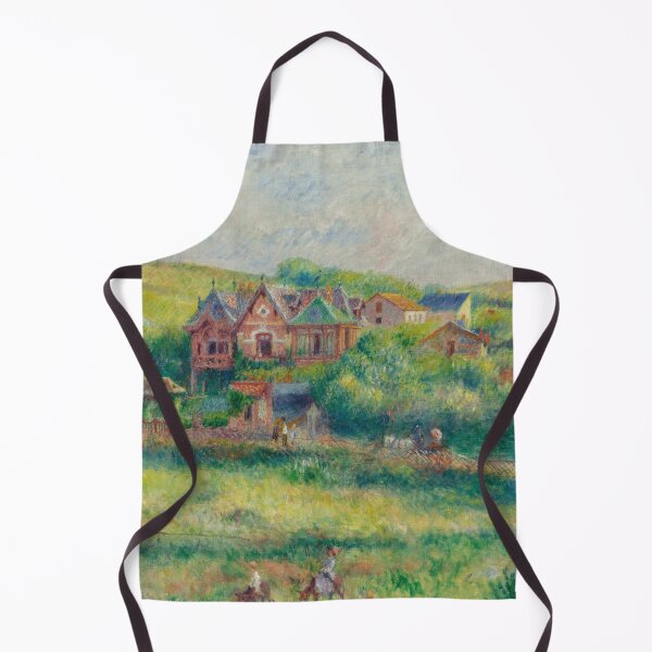 Item preview, Le Chalet De Blanche Pierson a Pourville by Pierre-Auguste Renoir: Impressionist Landscape Poster designed and sold by artofuniverse.