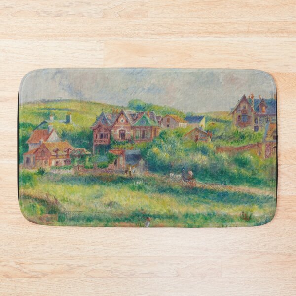 Item preview, Le Chalet De Blanche Pierson a Pourville by Pierre-Auguste Renoir: Impressionist Landscape Poster designed and sold by artofuniverse.
