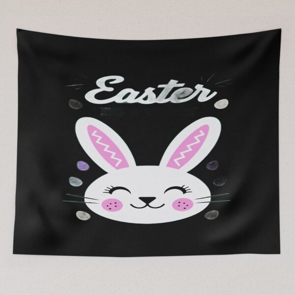 Item preview, Cute Easter Egg Hunt Bunny Graphic – Pastel Spring Illustration for Kids’ Holiday Events designed and sold by Bright Nest Studio.