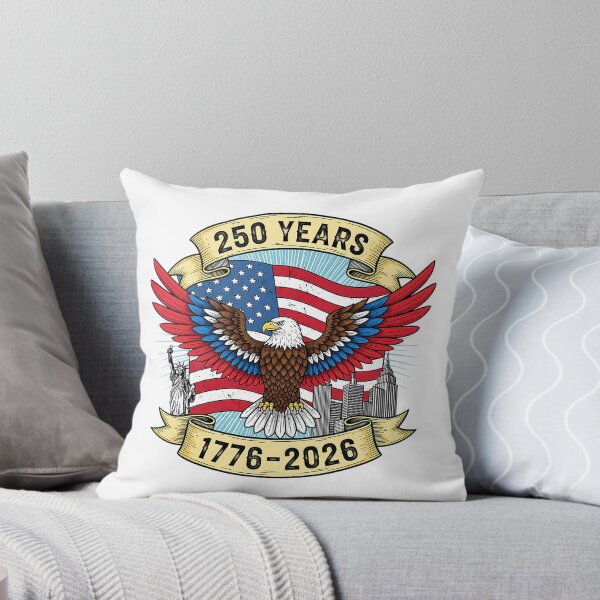 Item preview, 250th Birthday 1776 2026 Patriotic Eagle and American Flag 250 Years USA designed and sold by roycehopkins.