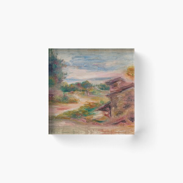 Item preview, Le Chemin Du Village by Pierre-Auguste Renoir: Impressionist countryside wall art designed and sold by artofuniverse.