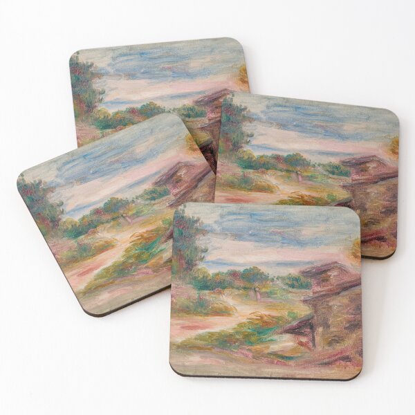 Item preview, Le Chemin Du Village by Pierre-Auguste Renoir: Impressionist countryside wall art designed and sold by artofuniverse.