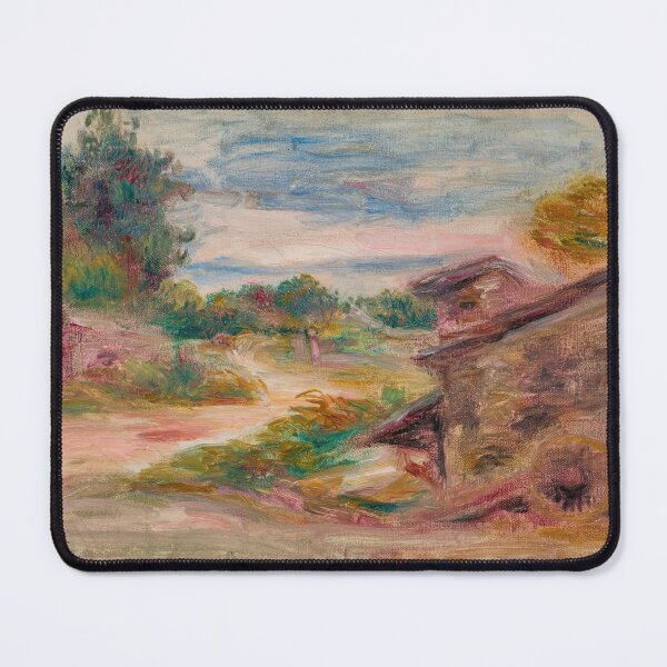 Item preview, Le Chemin Du Village by Pierre-Auguste Renoir: Impressionist countryside wall art designed and sold by artofuniverse.