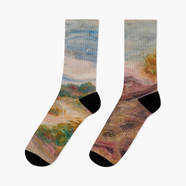 Item preview, Le Chemin Du Village by Pierre-Auguste Renoir: Impressionist countryside wall art designed and sold by artofuniverse.