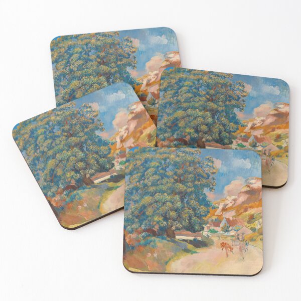 Item preview, Le Grand Arbre Au Bord De La Route by Pierre-Auguste Renoir: Impressionist Landscape designed and sold by artofuniverse.