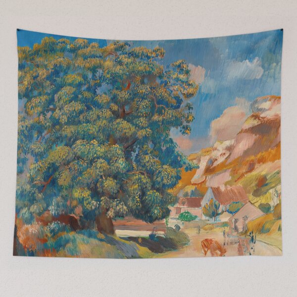 Item preview, Le Grand Arbre Au Bord De La Route by Pierre-Auguste Renoir: Impressionist Landscape designed and sold by artofuniverse.