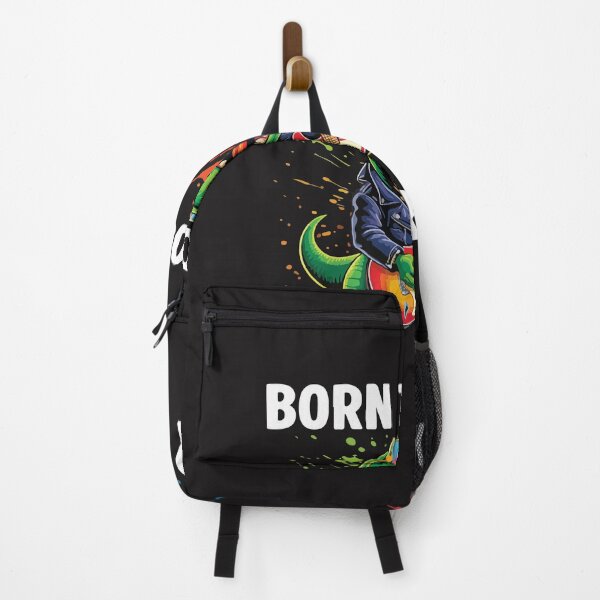Item preview, Born to Rock and Rawr Funny Dinosaur Guitar Rock Music Design designed and sold by kiralynstration.