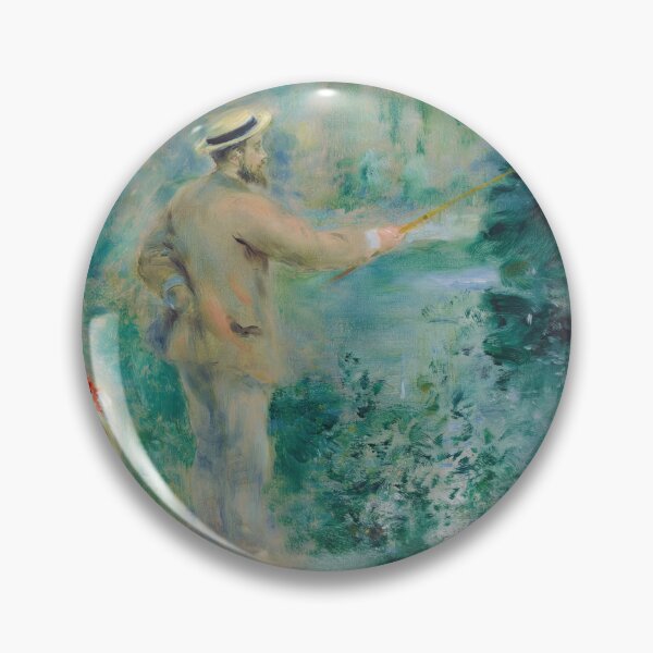Item preview, Le Pecheur a La Ligne by Pierre-Auguste Renoir: Tranquil Impressionist River Scene designed and sold by artofuniverse.