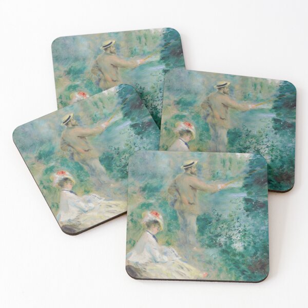 Item preview, Le Pecheur a La Ligne by Pierre-Auguste Renoir: Tranquil Impressionist River Scene designed and sold by artofuniverse.