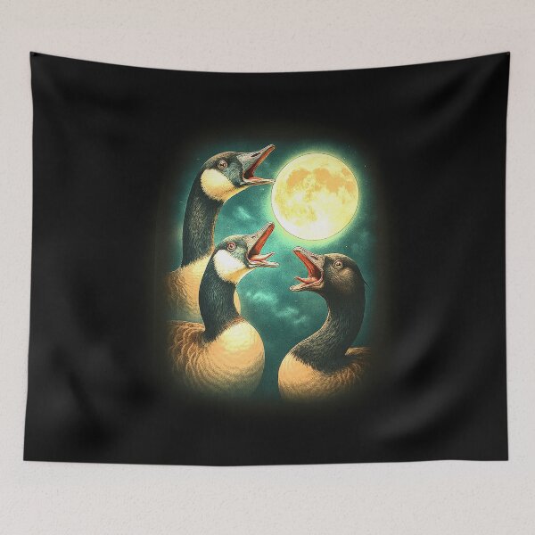 Item preview, Three Canada Geese Moon Shirt Majestic designed and sold by ReggieRaggz.