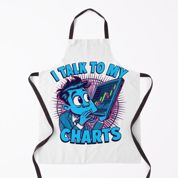 Item preview, I Talk To My Charts Funny Trader Cartoon Shirt designed and sold by KapiPrint.