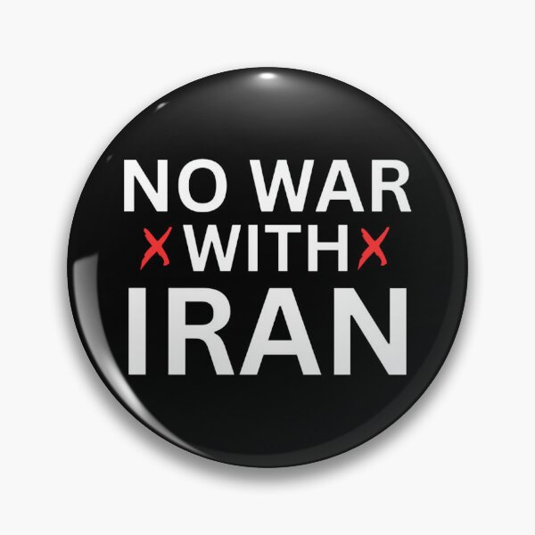 Item preview, No War With Iran Anti War Peace Message Graphic designed and sold by herbwaters.