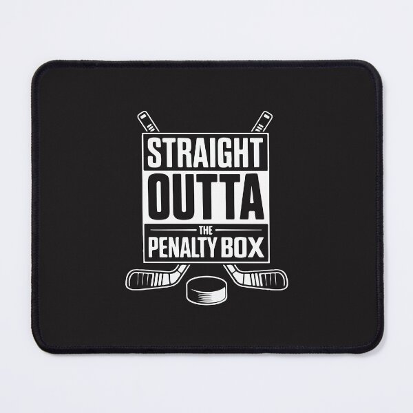 Item preview, Straight Outta The Penalty Box Funny Ice Hockey Player Fan Design designed and sold by kiralynstration.