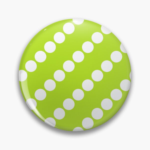 Item preview, White Polka Dots on Neon Lime Green(CL) designed and sold by POLKAIWERX.